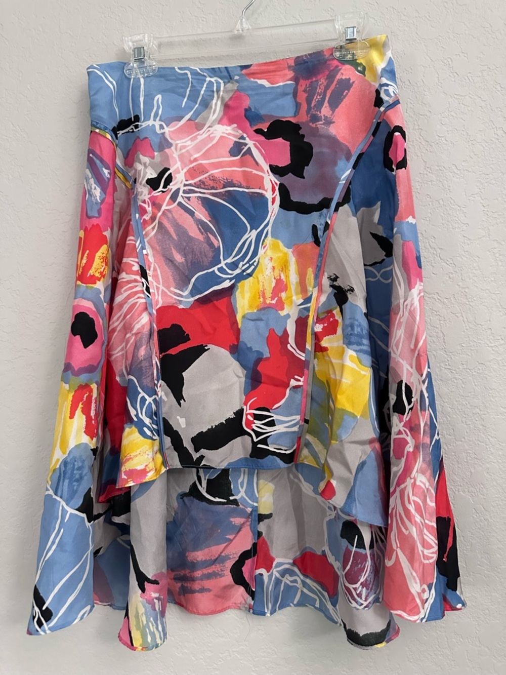 A/X Armani Exchange Silk Floral High Low Skirt Size 4